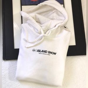 Island Snow Hawaii White Hoodie